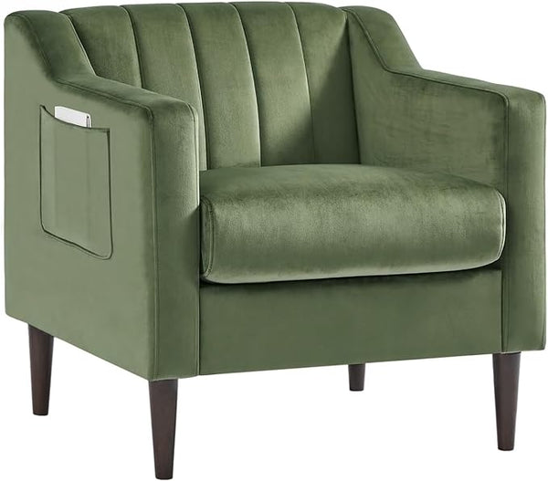 Luna Velvet 1 seater Sofa Chair