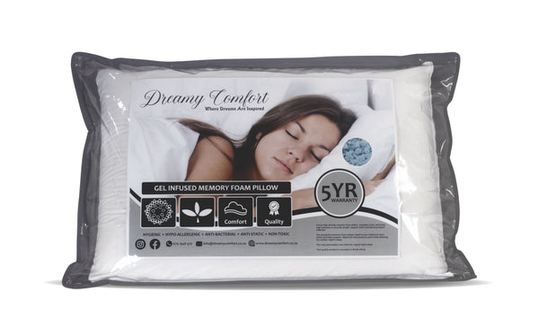 Gel Memory Foam Pillow- Classic Twin Pack