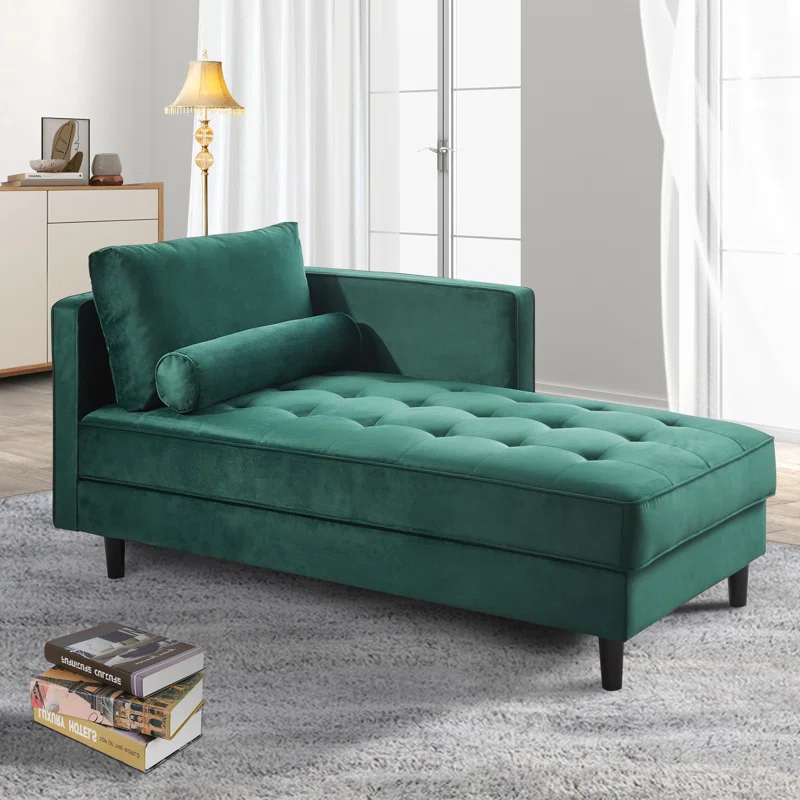 Navi Chaise Tufted Sofa Accent Chair – Dreamy Comfort