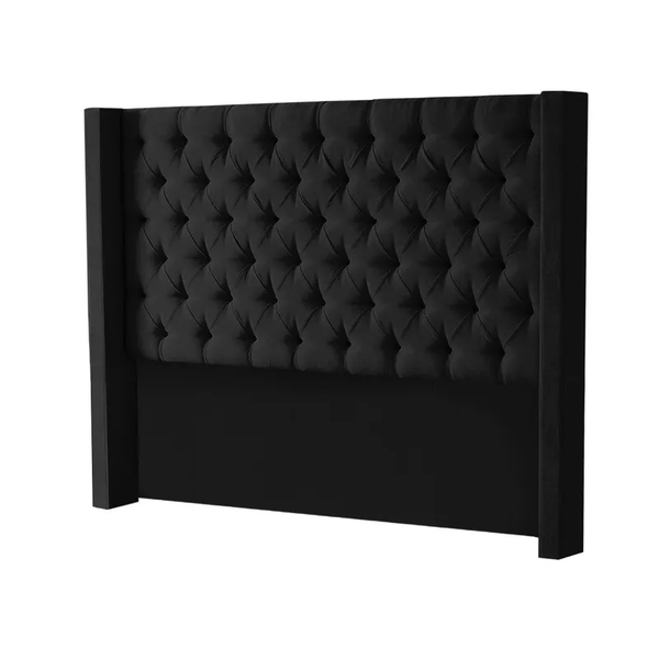 Henna Velvet Wingback Headboard