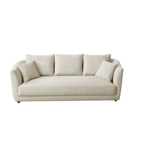 Pasley Linen Look 3 Seater Sofa